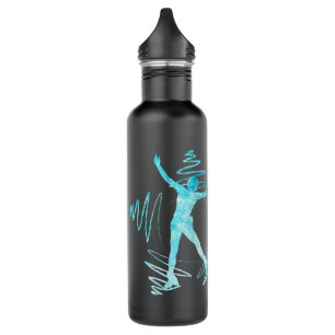 Schuif waterflesje Sterfranden blauw bevroren Waterfles