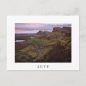 Schuif zonnopend landschap op Skye Briefkaart (Voorkant)