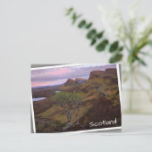 Schuif zonnopend landschap op Skye Briefkaart (Staand voorkant)