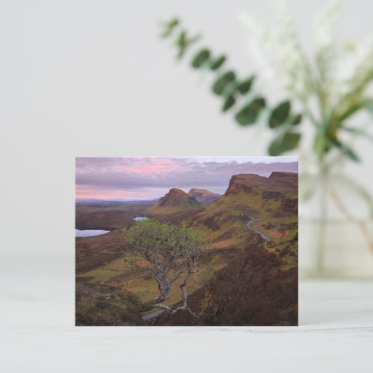 Schuif zonnopend landschap op Skye Briefkaart (Staand voorkant)