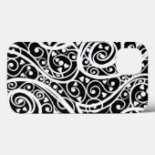 Schuif zwart wit harten liefde achtergronddesign Case-Mate iPhone case (Achterkant (horizontaal))