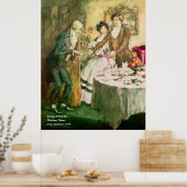 Schuifje van de  illustratie van de kerstcarol poster (Keuken)