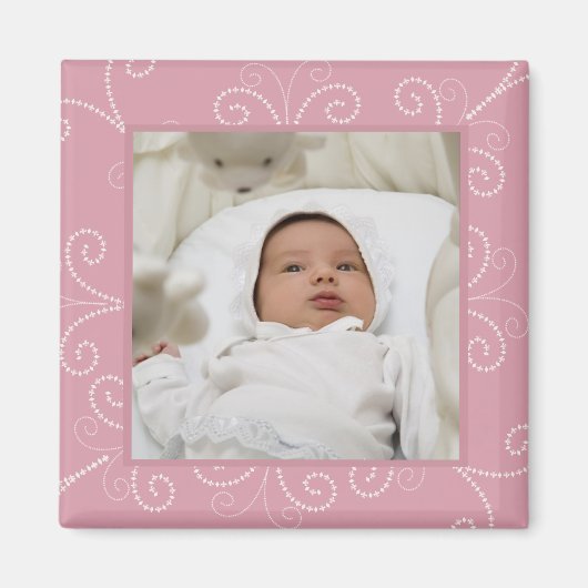 Schuifmagneet (roos) magneet (Voorkant)