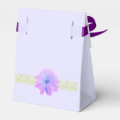 Schuifontwerp met Paarse ventilator Bedankdoosjes (Achterkant)