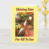 ****SCHUIFSTAR VOOR IEDEREEN** KAART (Gele Bloem)