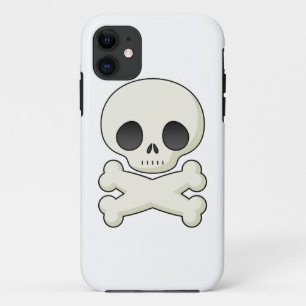 Schuilskuiken en kruisgraten emo kawaii schattige iPhone 11 hoesje