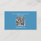 Schuim Aangepaste Logo QR-code reinigen Visitekaartje (Achterkant)