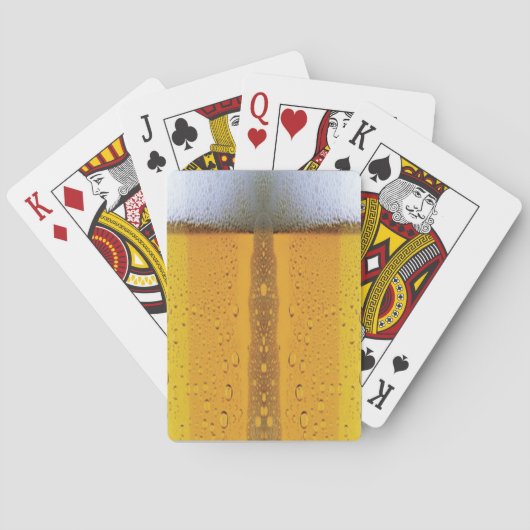 Schuimbier Pokerkaarten (Achterkant)