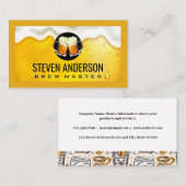 Schuimende Mokken Klinken | Restaurant Visitekaartje (Voorkant / Achterkant)