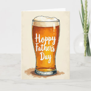 Schuimende Vaderdag Brouwkaart Kaart