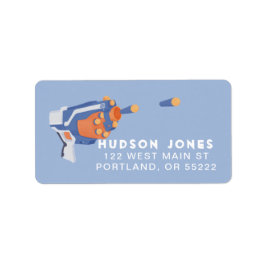 Schuimvormig pistool, aangepast ontwerp etiket