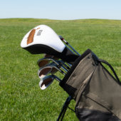 Schuine cartoon golfheadcover (Insitu)