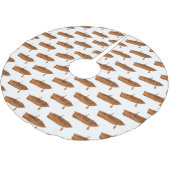 Schuine cartoon kerstboom rok (Gekanteld)