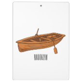 Schuine cartoon klembord (Achterkant)