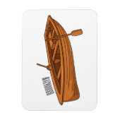 Schuine cartoon magneet (Verticaal)