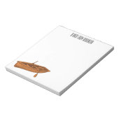 Schuine cartoon notitieblok (Gedraaid)