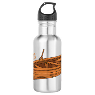 Schuine cartoon waterfles