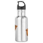 Schuine cartoon waterfles (Achterkant)