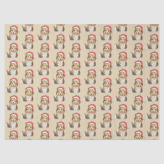 Schuine dop in het Pet van Santa's Tissuepapier