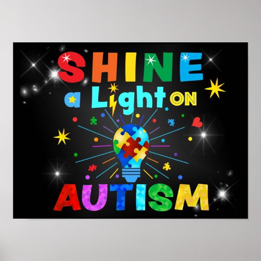 SCHUINE een Licht op AUTISM Poster (Voorkant)