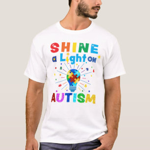 SCHUINE een Licht op AUTISM T-shirt