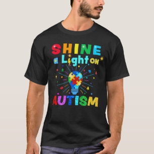 SCHUINE een Licht op AUTISM T-shirt