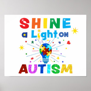 SCHUINE een licht op autisme Poster