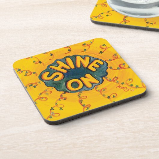 SCHUINE OP onderzetter van harde kunststof (Linkerzijde)