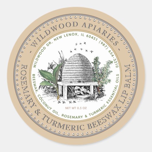  schuine streep ronde sticker (Voorkant)