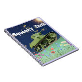 schuine tank notitieboek (Rechterzijde)