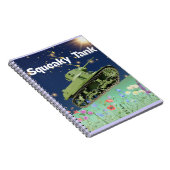 schuine tank notitieboek (Rechterzijde)