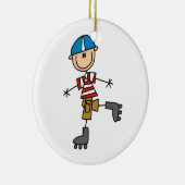 Schuine tekening keramisch ornament (Rechts)