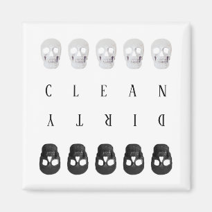 Schuine wasmachine voor witte wasmachine magneet