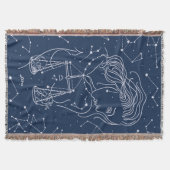 Schuine zodiale tekening deken (Voorkant)