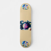 Schuine zodiale tekening skateboard (Voorkant)