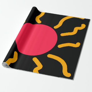 Schuine zon cadeaupapier