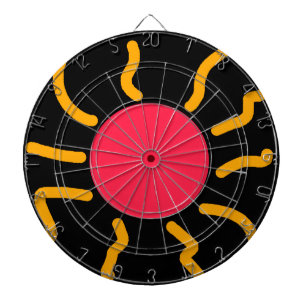 Schuine zon dartbord