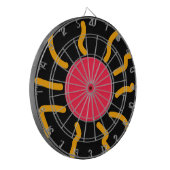 Schuine zon dartbord (Voorkant Links)