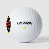 Schuine zon golfballen (Logo)