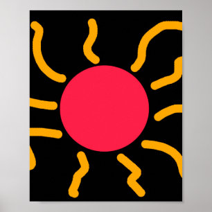 Schuine zon poster