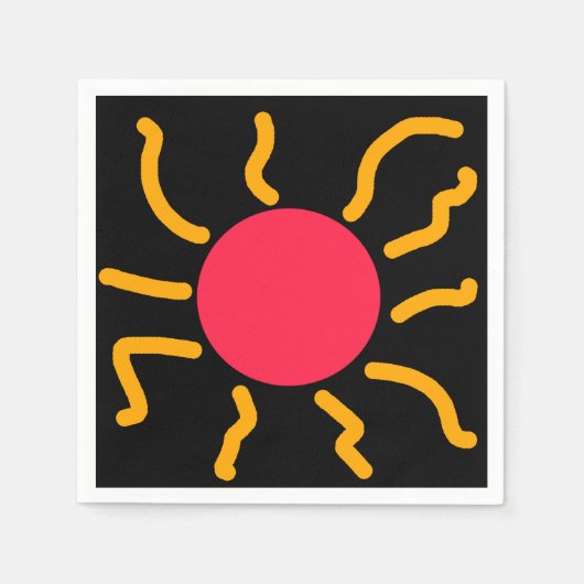 Schuine zon servet (Voorkant)