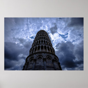 Schuivende Toren van Pisa Italië Europese Reisfoto Poster