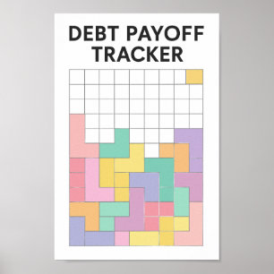 Schuld aflossen tracker poster