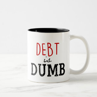 Schuld is Domme Koffiemok Tweekleurige Koffiemok