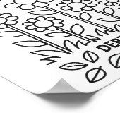 Schuld Tuin Uitbetaling Tracker Kleurplaat Poster (Hoek)