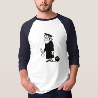 Schuld van studentenkrediet t-shirt