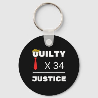 Schuldig aan Amerikaanse verkiezing Trump 2024 Sleutelhanger