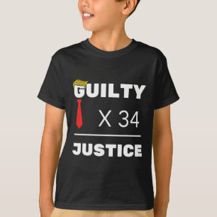 Schuldig aan Amerikaanse verkiezing Trump 2024 T-shirt