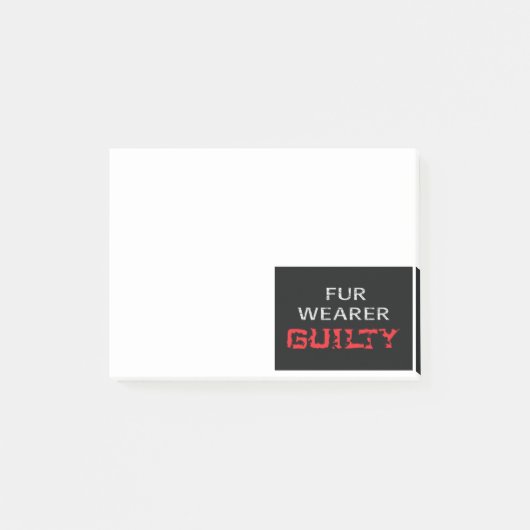 schuldig aan toverdrager post-it® notes (Voorkant)