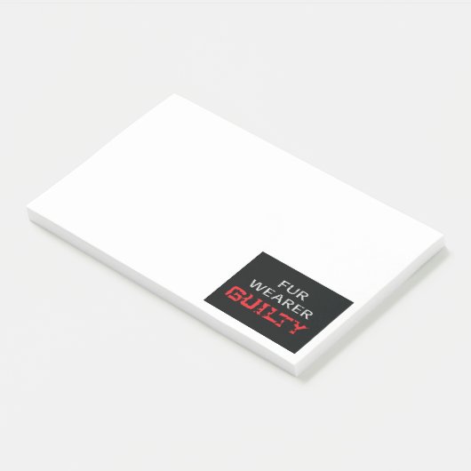 schuldig aan toverdrager post-it® notes (Schuin)